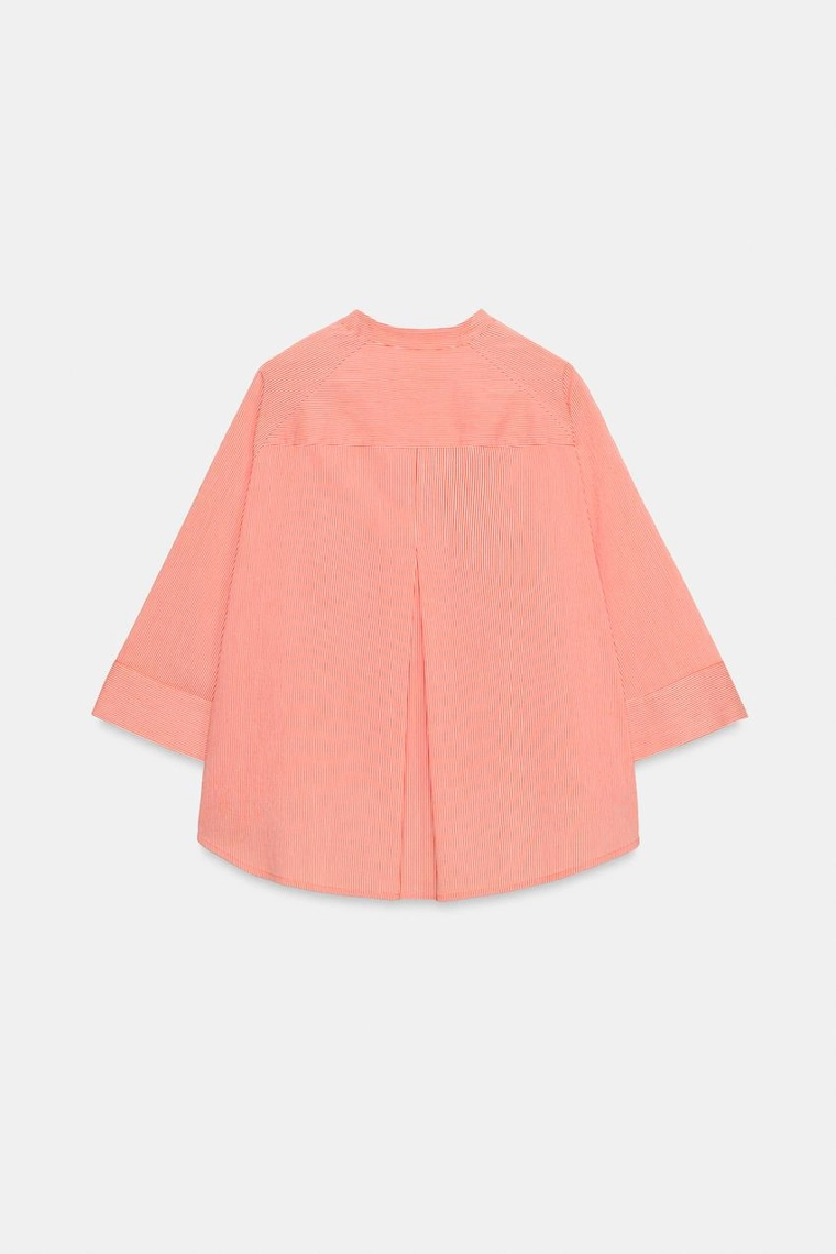 Асимметричная рубашка в полоску — ZW COLLECTION