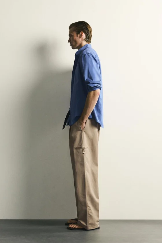 БРЮКИ RELAXED FIT СО СКЛАДКАМИ