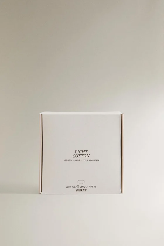 Ароматическая свеча light cotton (200 г)