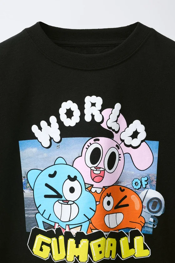 ФУТБОЛКА С ПРИНТОМ GUMBALL CARTOON NETWORK™