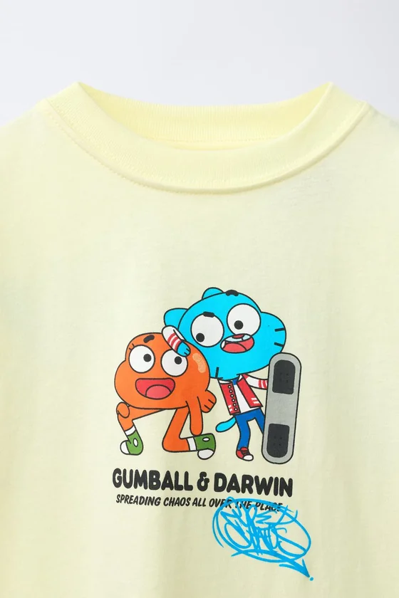 ФУТБОЛКА С ПРИНТОМ GUMBALL CARTOON NETWORK™