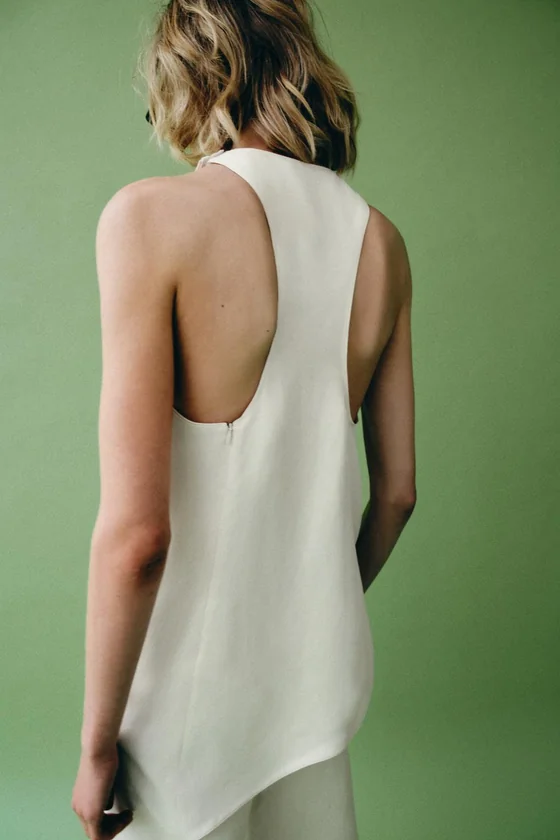 АСИММЕТРИЧНЫЙ ТОП — коллекция Zara «ZW»