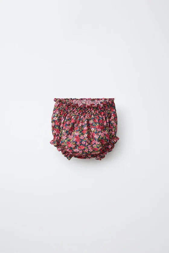 ТРУСЫ С ЦВЕТОЧНЫМ ПРИНТОМ MADE WITH LIBERTY FABRIC