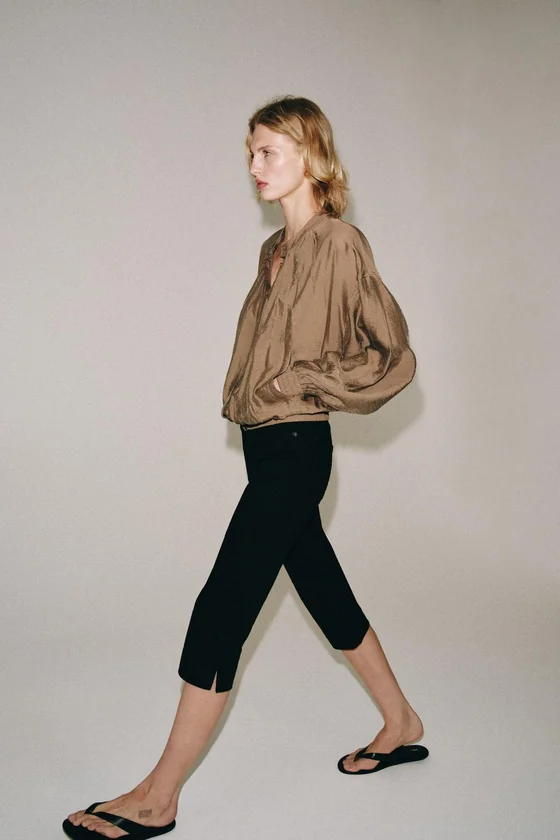 СТРУЯЩАЯСЯ РУБАШКА коллекция Zara «ZW»