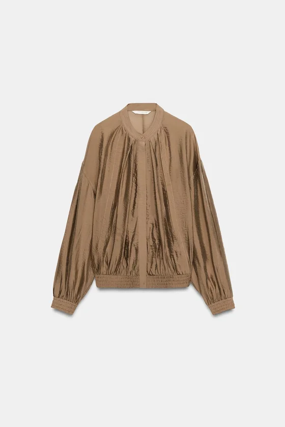 СТРУЯЩАЯСЯ РУБАШКА коллекция Zara «ZW»