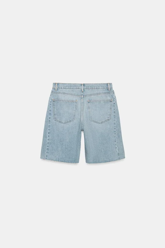 ДЖИНСОВЫЕ ШОРТЫ  СО СРЕДНЕЙ ПОСАДКОЙ — коллекция Zara «ZW»