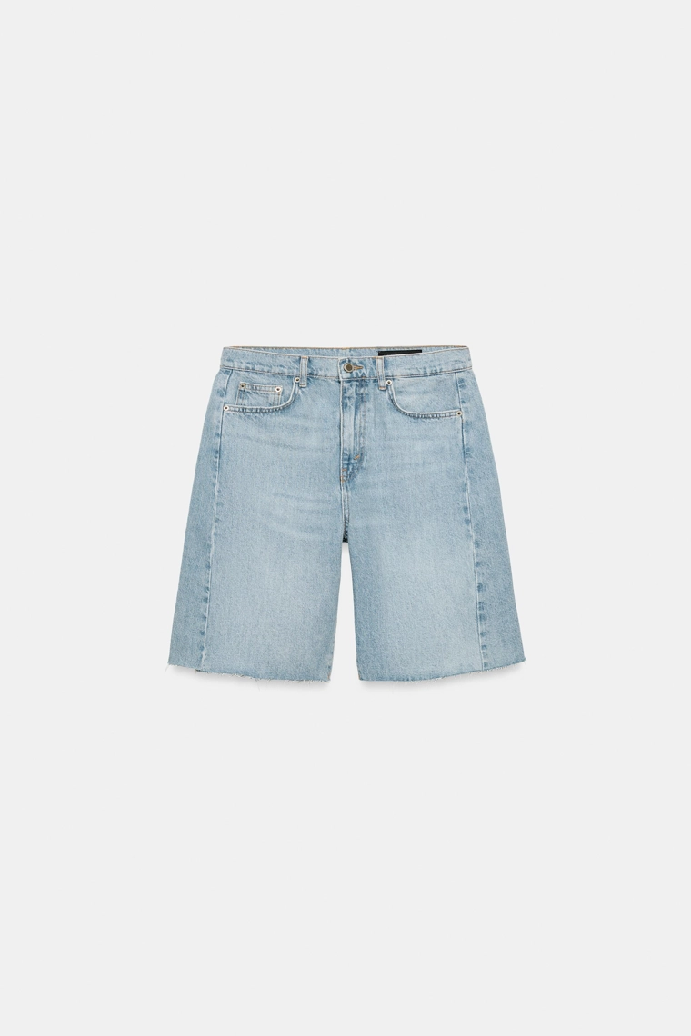 ДЖИНСОВЫЕ ШОРТЫ  СО СРЕДНЕЙ ПОСАДКОЙ — коллекция Zara «ZW»