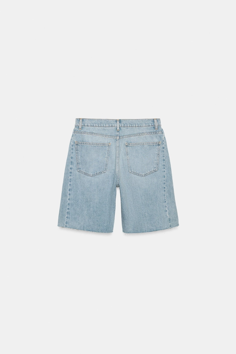 ДЖИНСОВЫЕ ШОРТЫ  СО СРЕДНЕЙ ПОСАДКОЙ — коллекция Zara «ZW»