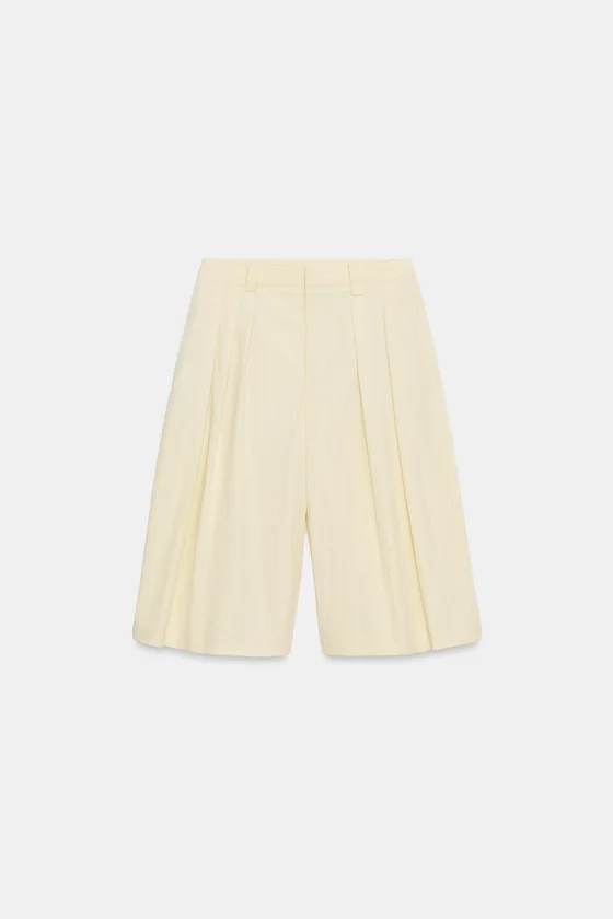 ШОРТЫ С ЗАЩИПАМИ — коллекция Zara «ZW»
