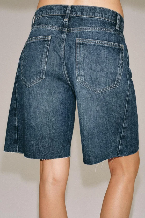 ДЖИНСОВЫЕ ШОРТЫ  СО СРЕДНЕЙ ПОСАДКОЙ — коллекция Zara «ZW»