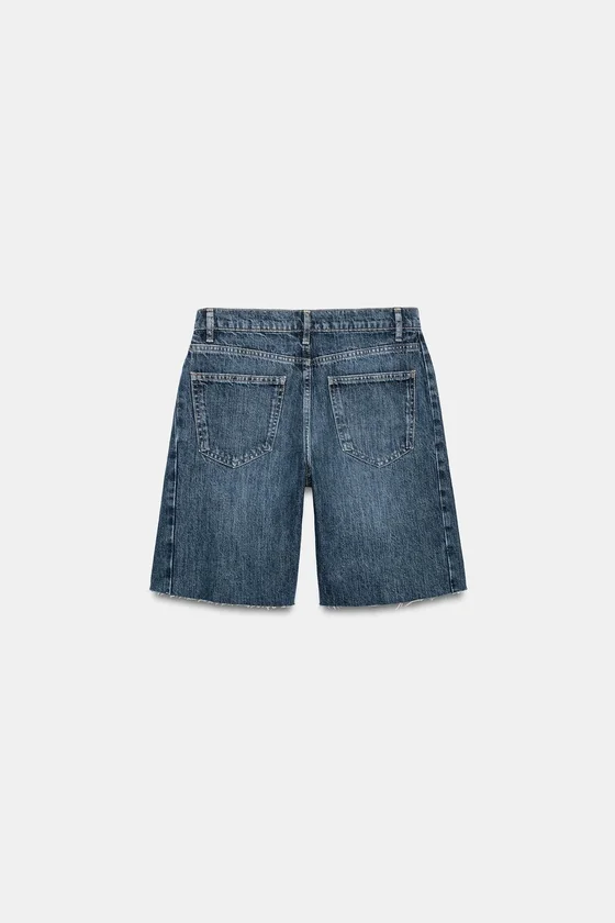 ДЖИНСОВЫЕ ШОРТЫ  СО СРЕДНЕЙ ПОСАДКОЙ — коллекция Zara «ZW»