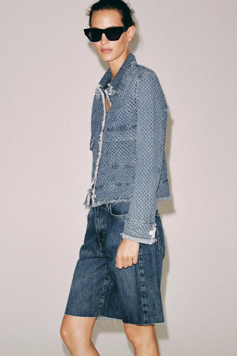 ДЖИНСОВЫЕ ШОРТЫ  СО СРЕДНЕЙ ПОСАДКОЙ — коллекция Zara «ZW»