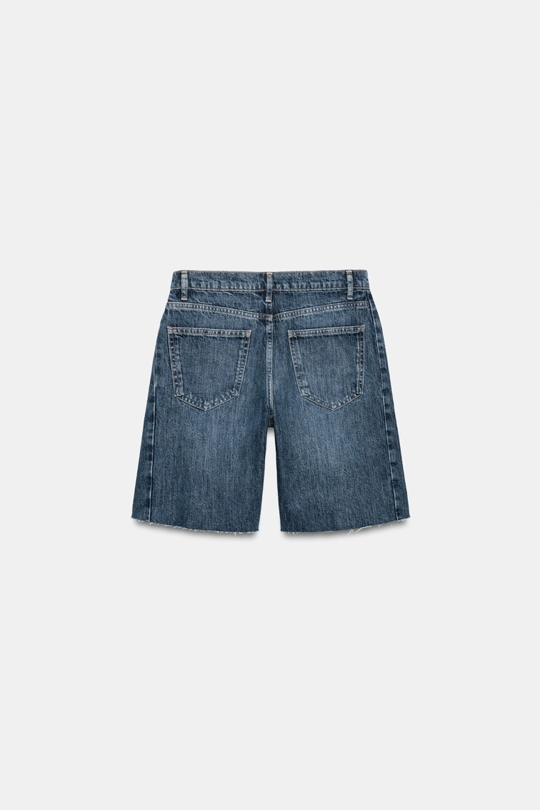 ДЖИНСОВЫЕ ШОРТЫ  СО СРЕДНЕЙ ПОСАДКОЙ — коллекция Zara «ZW»