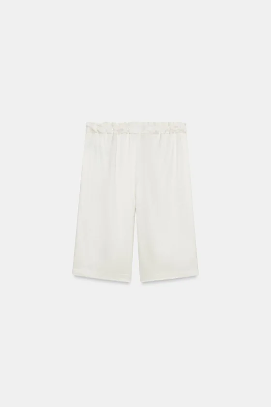 ШОРТЫ В ПИЖАМНОМ СТИЛЕ — коллекция Zara «ZW»