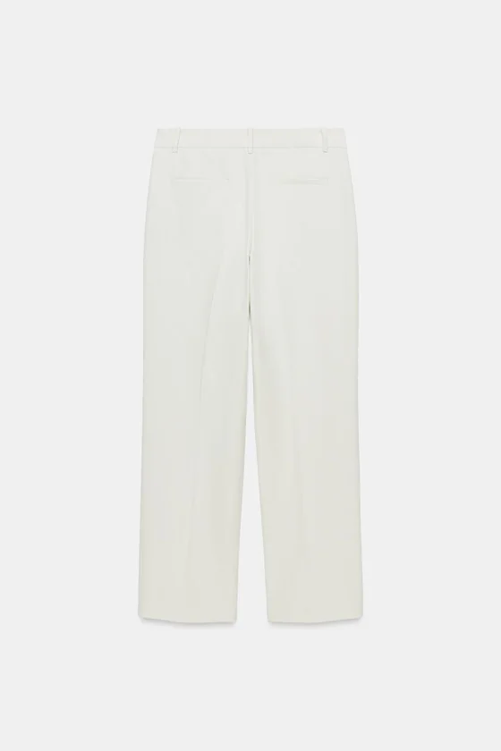 БРЮКИ ИЗ СМЕСОВОГО ЛЬНА — коллекция Zara «ZW»
