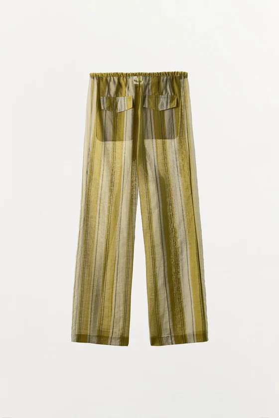 БРЮКИ В ПОЛОСКУ — коллекция Zara «ZW»