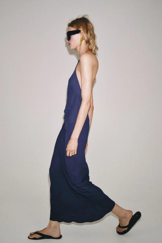 ПЛАТЬЕ коллекция Zara «ZW» С ГОРЛОВИНОЙ ХАЛТЕР