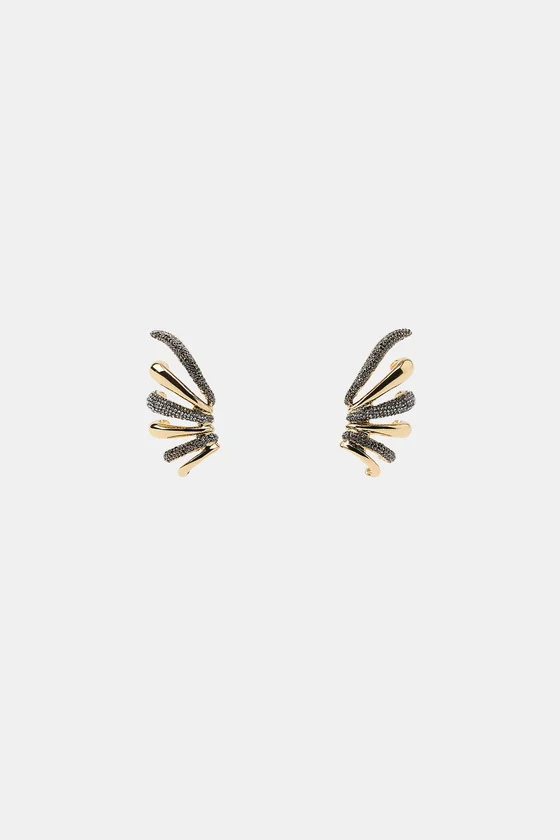 БЛЕСТЯЩИЕ СЕРЬГИ-КАФФЫ