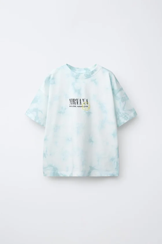 ФУТБОЛКА TIE DYE С ПРИНТОМ NIRVANA ®