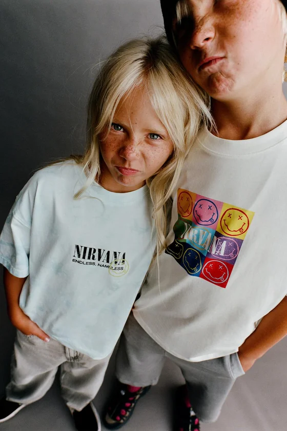 ФУТБОЛКА TIE DYE С ПРИНТОМ NIRVANA ®