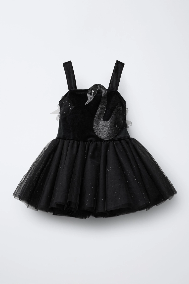 Костюм балерины черный лебедь