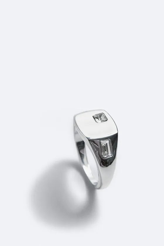 Браслет на замке с металлическими звеньями, покрытыми серебром 925 пробы