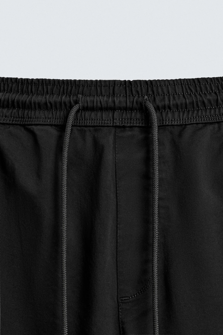 Брюки с завышенной талией slim fit jogger