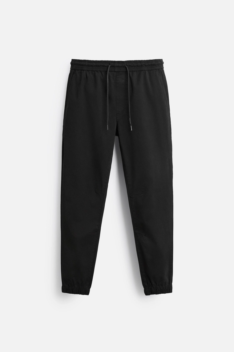 Брюки с завышенной талией faded jogger