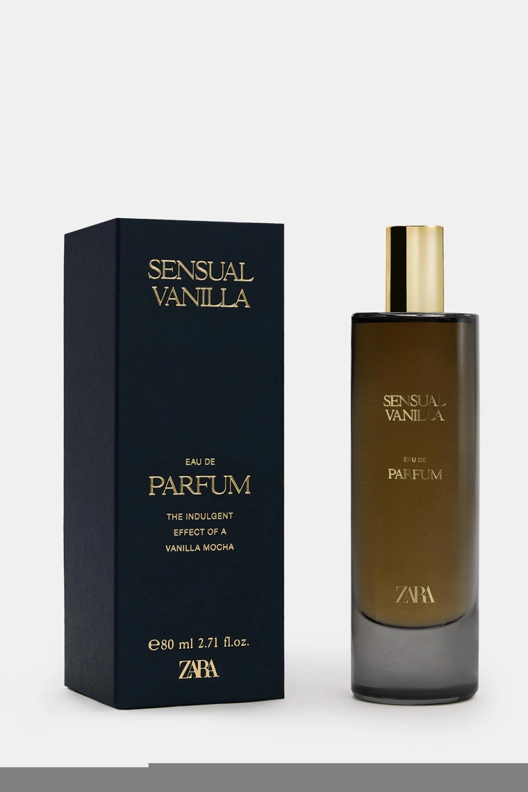 ТУАЛЕТНАЯ ВОДА  ZARA SENSUAL VANILLA EDP 80 МЛ 