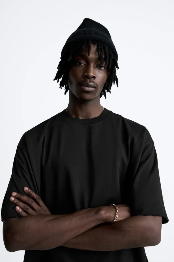 ФУТБОЛКА RELAXED FIT С РАЗРЕЗАМИ