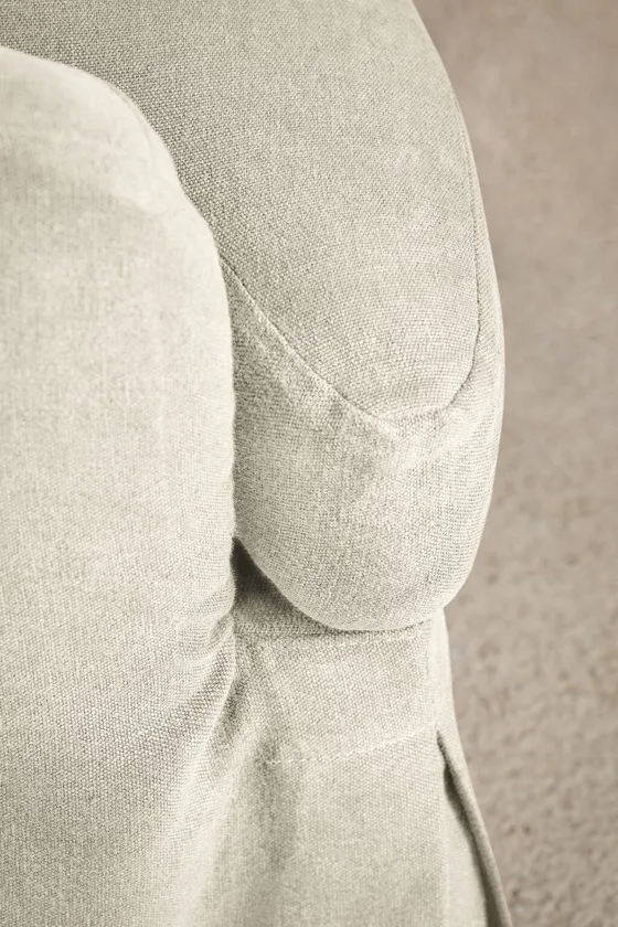 ЛЬНЯНОЙ ЧЕХОЛ ДЛЯ КРЕСЛА 01