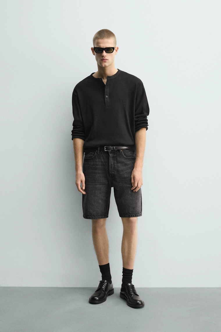 ШОРТЫ STRAIGHT FIT DENIM