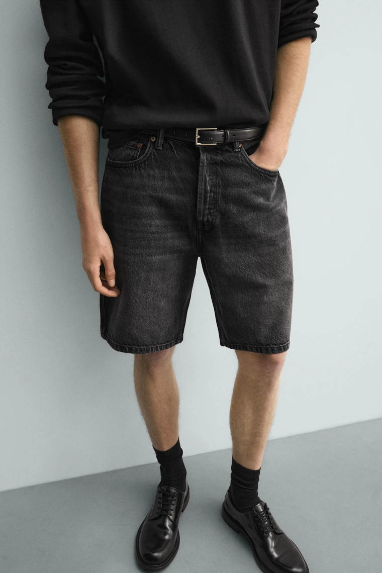 ШОРТЫ STRAIGHT FIT DENIM