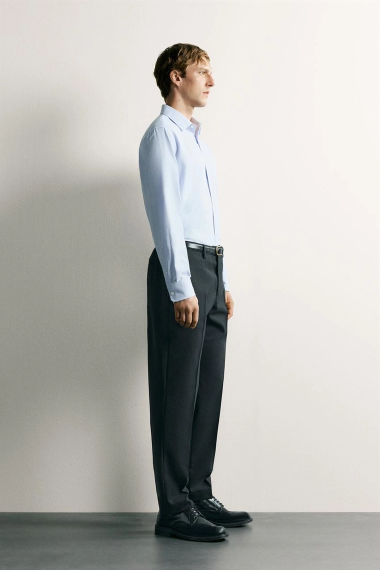 Рубашка с текстурой, легко ухаживать