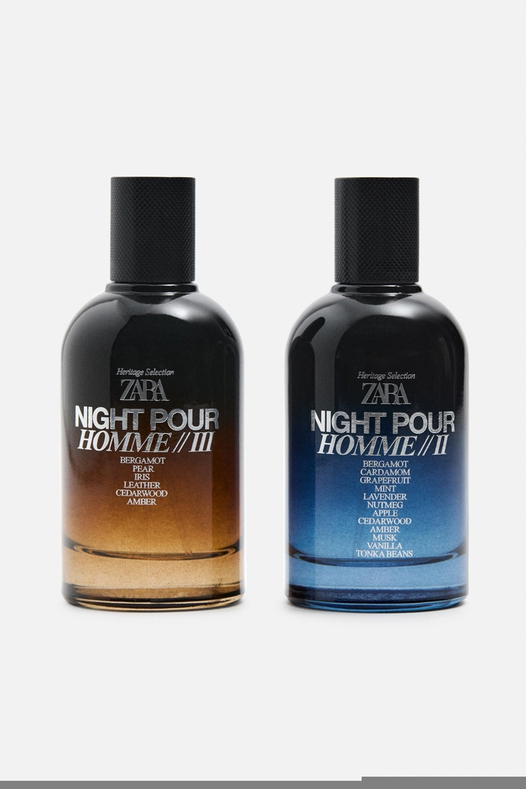 Набор парфюмированной воды - NIGHT POUR HOMME II + III 100 мл