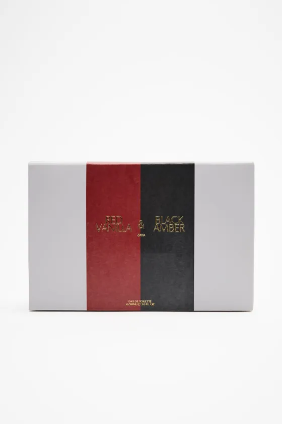 Набор парфюмированной воды - RED VANILLA, 90 МЛ + BLACK AMBER, 90 МЛ