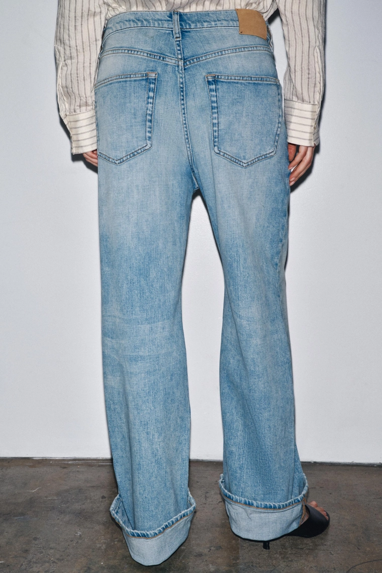 Джинсы zw collection baggy с низкой посадкой