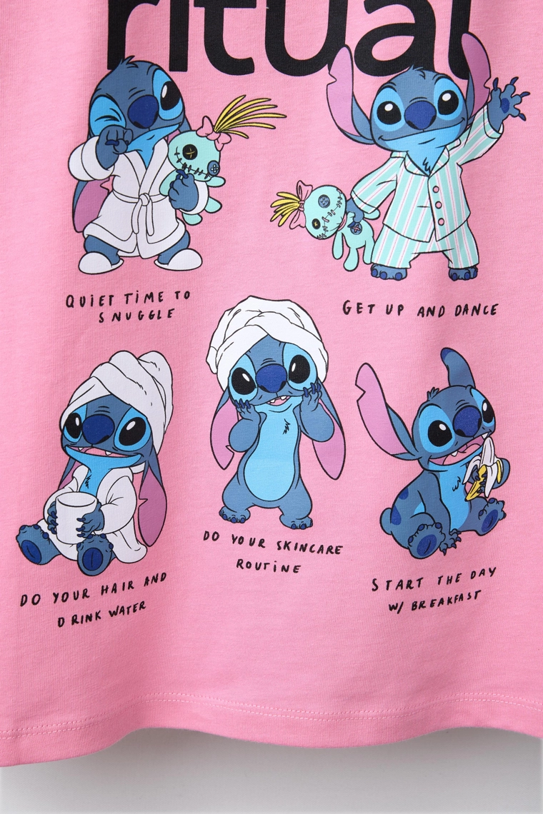 Футболка с принтом lilo & stitch © disney