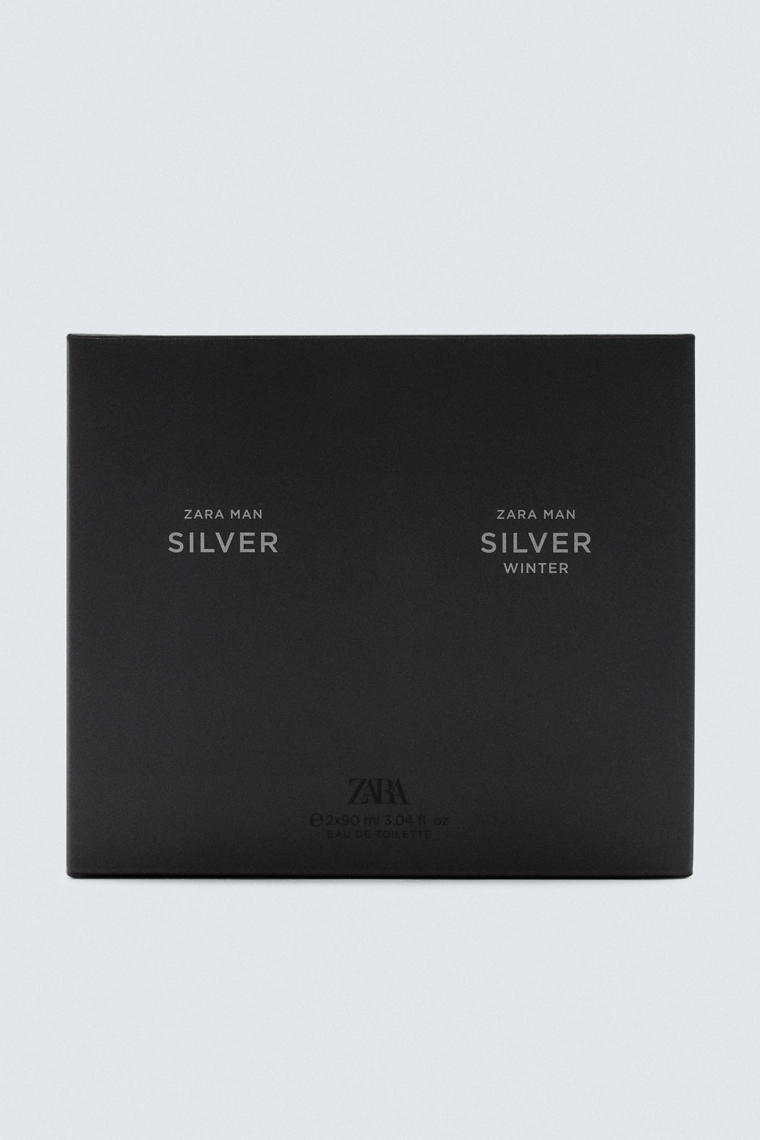 Набор: Туалетная вода ZARA MAN SILVER EDT + ZARA SILVER WINTER EDT