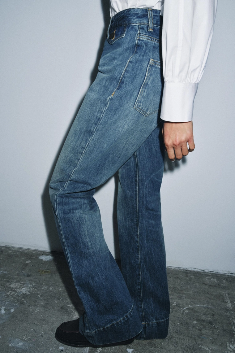 ДЖИНСОВЫЙ ЖИЛЕТ — ZW COLLECTION