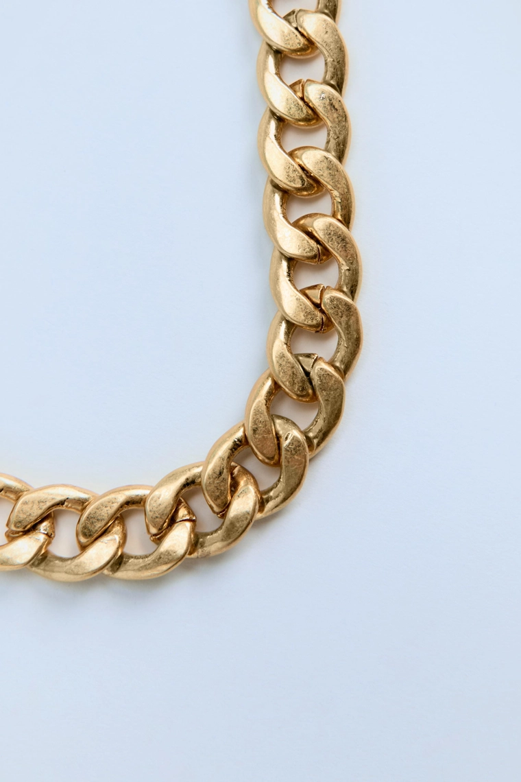 Ожерелье из объемных звеньев