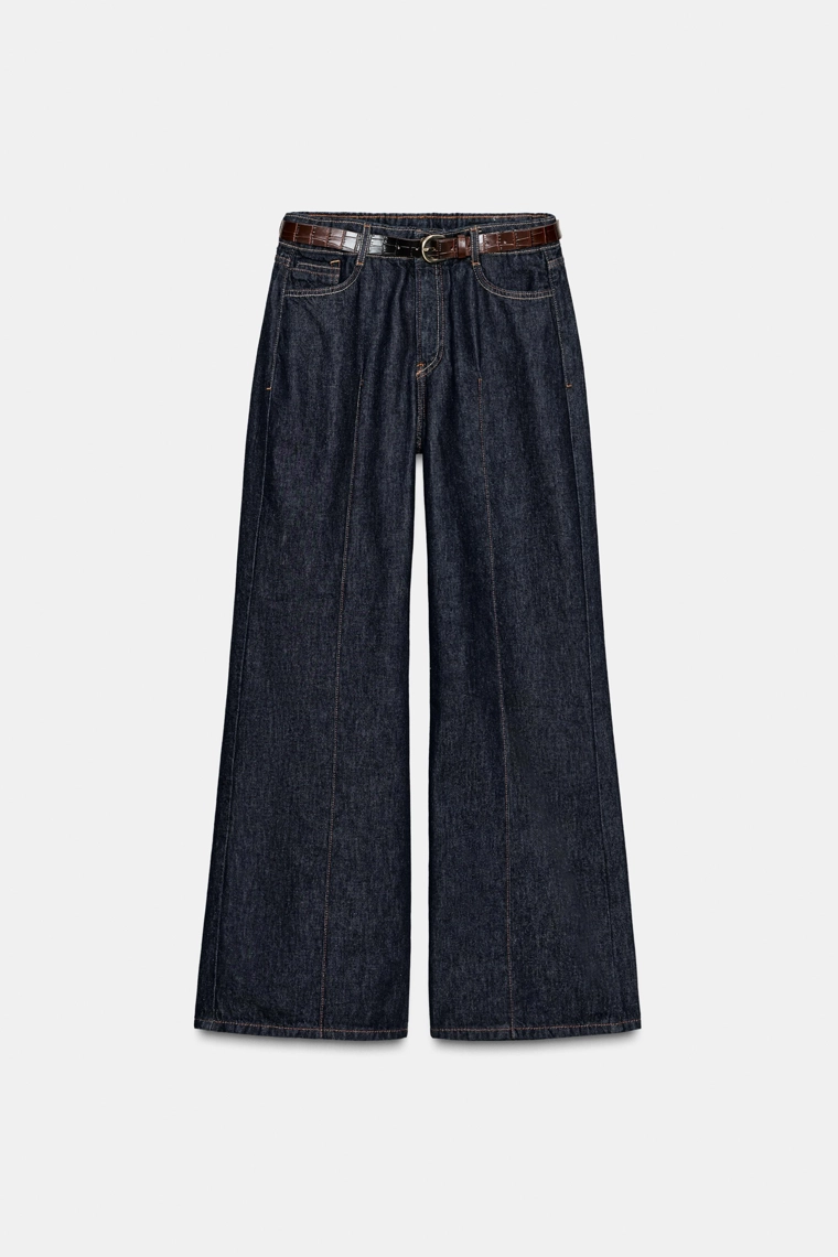 ДЖИНСЫ Z1975 STRAIGHT HIGH-WAIST С РЕМНЕМ