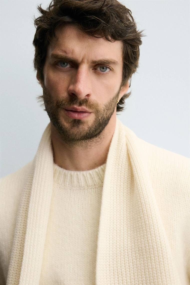 Свитер из шерсть-микса