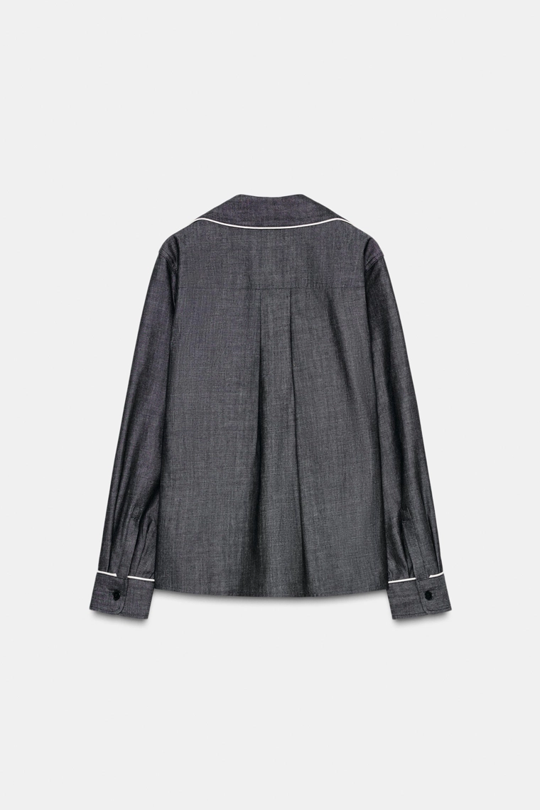 ДЖИНСЫ WIDE LEG СО СРЕДНЕЙ ПОСАДКОЙ — ZW COLLECTION